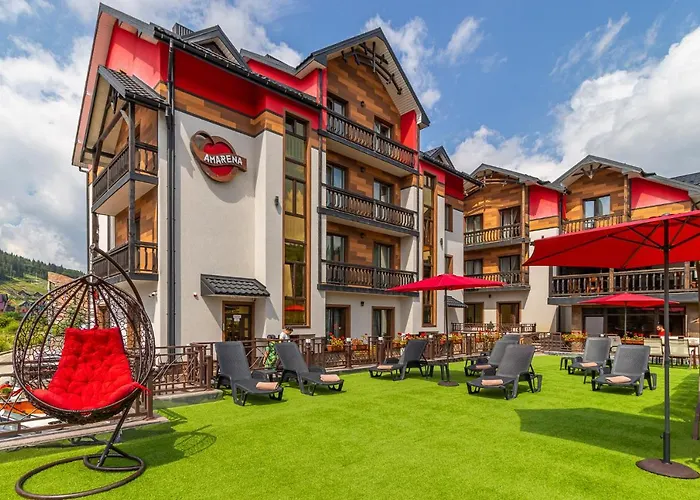 Üdülőközpont Amarena - Breakfast Included In The Price Swimming Pool Sauna Hammam Jacuzzi Restaurant Inexpensive And Delicious Food Parking Area Barbecue 400 M To Lift 1 And 4*