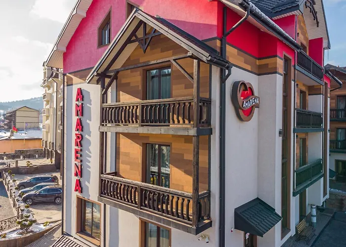 Amarena - Breakfast Included In The Price Swimming Pool Sauna Hammam Jacuzzi Restaurant Inexpensive And Delicious Food Parking Area Barbecue 400 M To Lift 1 And Bukovel