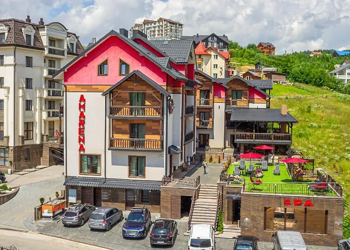 Курортный комплекс Amarena - Breakfast Included In The Price Swimming Pool Sauna Hammam Jacuzzi Restaurant Inexpensive And Delicious Food Parking Area Barbecue 400 M To Lift 1 And