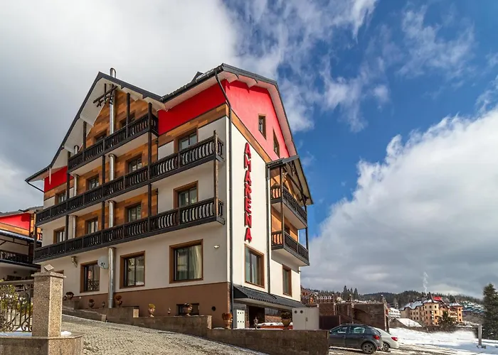 Курортный комплекс Amarena - Breakfast Included In The Price Swimming Pool Sauna Hammam Jacuzzi Restaurant Inexpensive And Delicious Food Parking Area Barbecue 400 M To Lift 1 And Буковель