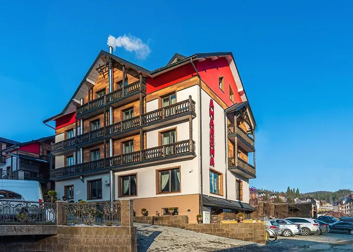 Amarena - Breakfast Included In The Price Swimming Pool Sauna Hammam Jacuzzi Restaurant Inexpensive And Delicious Food Parking Area Barbecue 400 M To Lift 1 And Курортный комплекс Буковель
